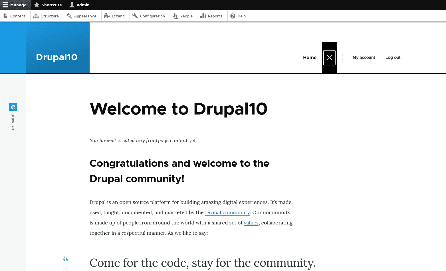 Welcome to Drupal 10